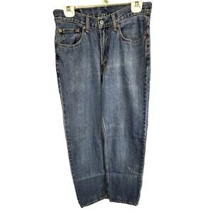 Levi's 550 Men Denim Jeans 32 x 36 Red Tab Strauss riveted blue straight leg